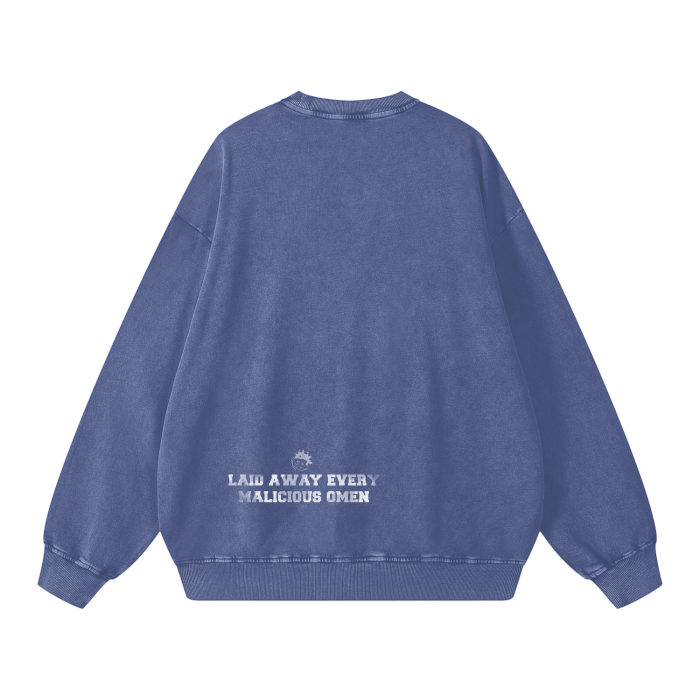 Acid Wash Oversize Sweatshirt - 360 GSM