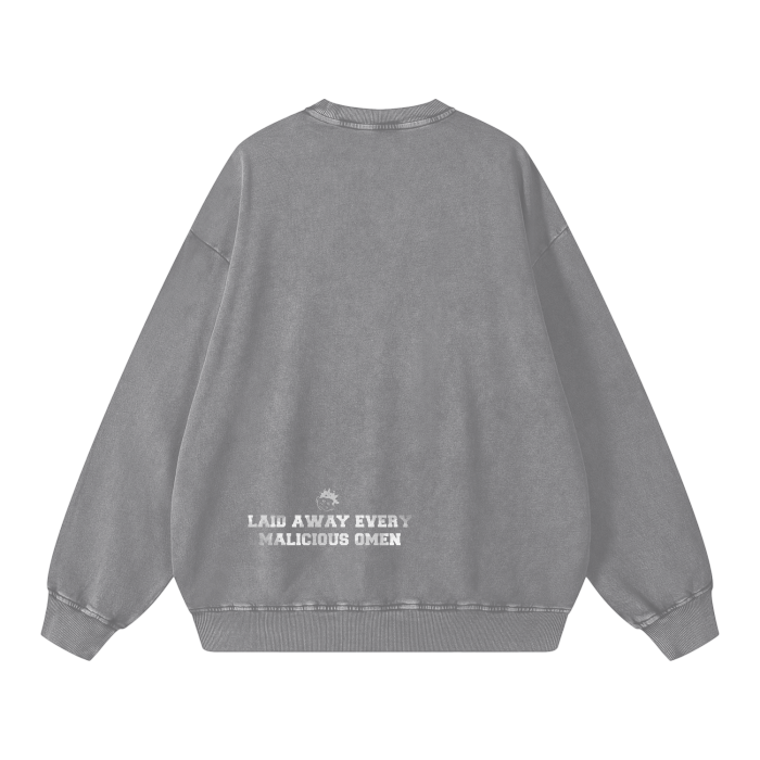 Acid Wash Oversize Sweatshirt - 360 GSM